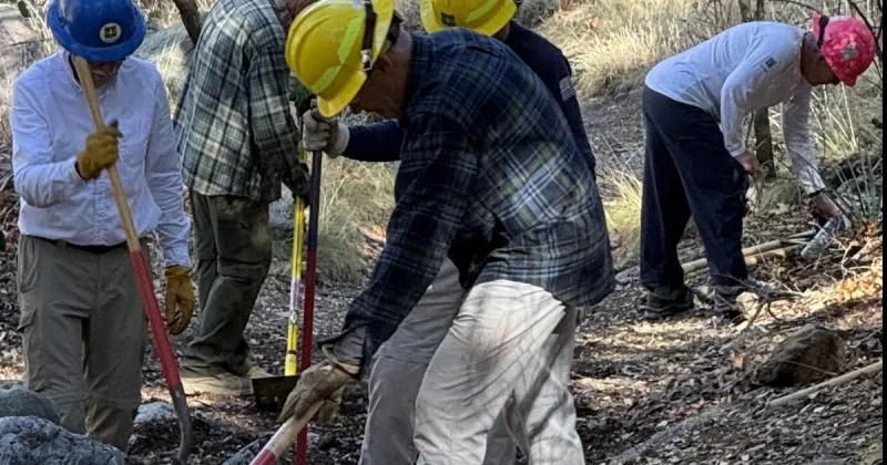 FOMC crews clear tripping hazards on Lower Nature Trail