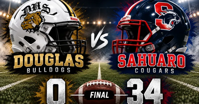 Douglas blanked by Sahuaro 34-0, faces tough road test at Walden Grove