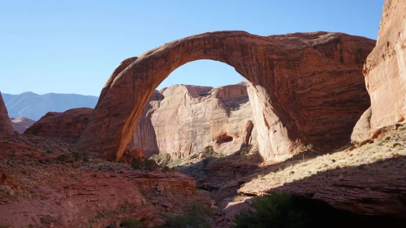 Dropping Lake Powell levels reveal 'crime against nature'