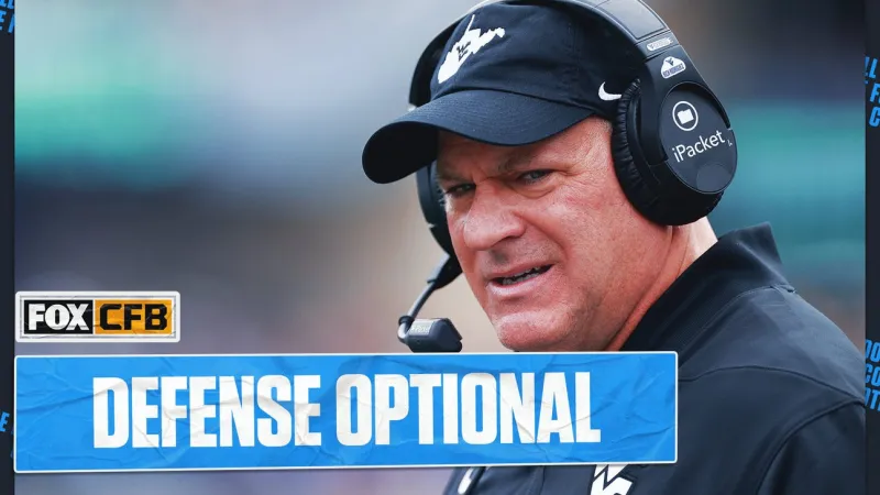 1,000 Yards A Game: West Virginia's Shootouts Are College Football's Weirdest