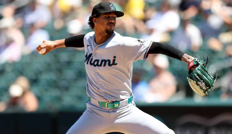 Marlins Pull Eury Prez After Seven Perfect Innings, Survive 9-8 Thriller vs. A's