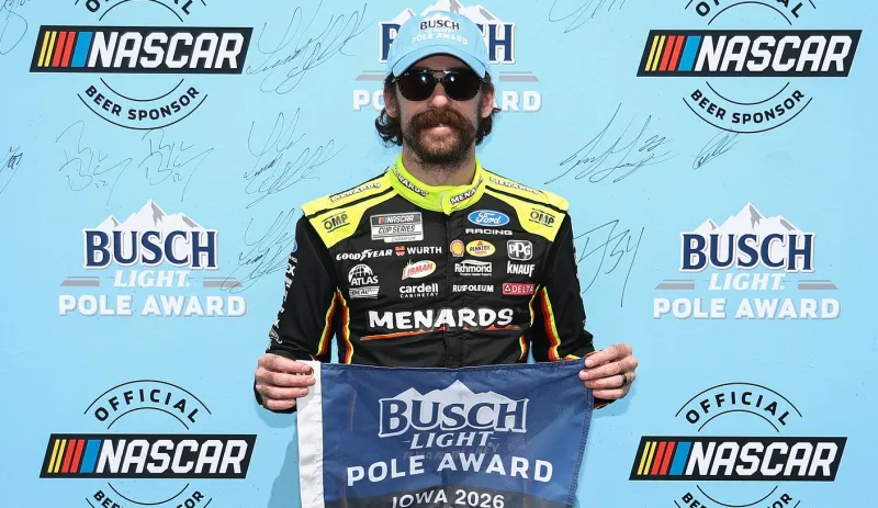 2026 NASCAR Odds: Pole-sitter Ryan Blaney Favorite For Iowa