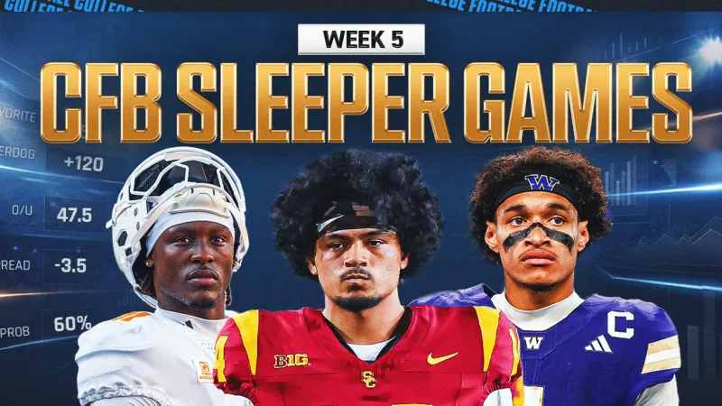 College Football Week 5 Odds, 5 Sleeper Games To Watch