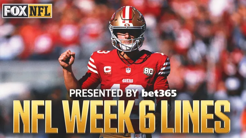 2026 NFL Odds Week 6: Lines, Spreads, Results For All 14 Games