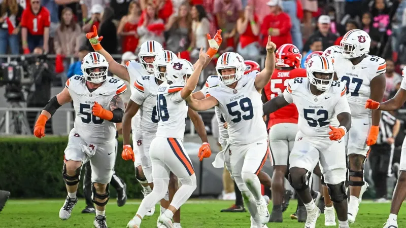 Another No. 1 Falls: Auburn Stuns Georgia After Walk Off Field Goal