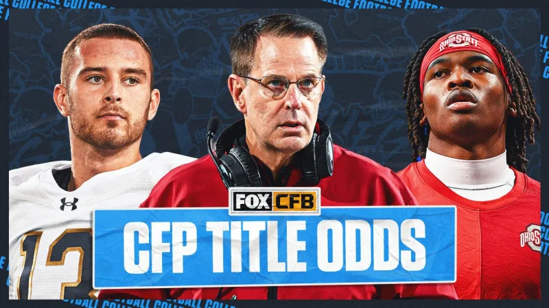 2026 CFP Title Odds: Notre Dame Rises Despite Loss; Buckeyes Slip
