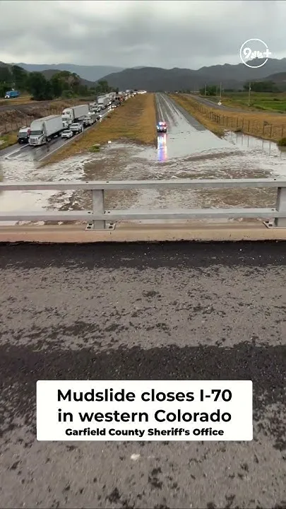 Sheriff's office shares video of mudslide that closed I-70 (Video)