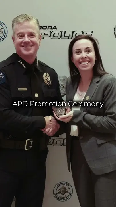 Aurora Police Promotion Ceremony (Video)