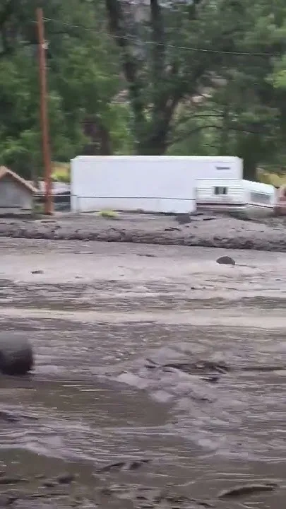 Heavy flooding from southwest Colorado burn scars (Video)