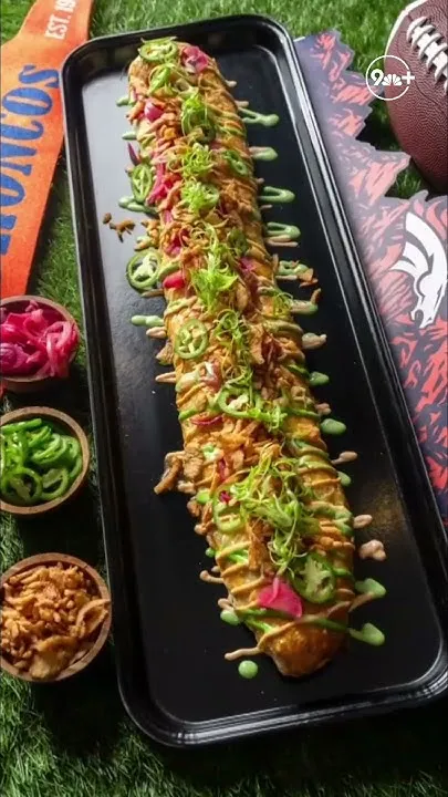 Broncos fans can try a massive hot dog (Video)