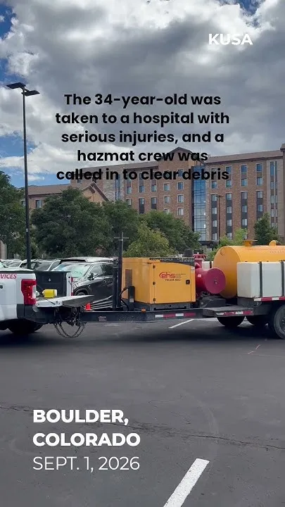Man hospitalized after Boulder crash (Video)