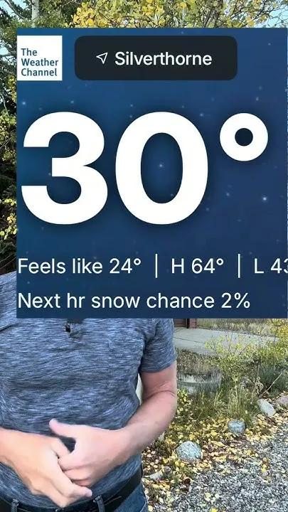 Temps drop to the low 30s in Colorado mountains (Video)