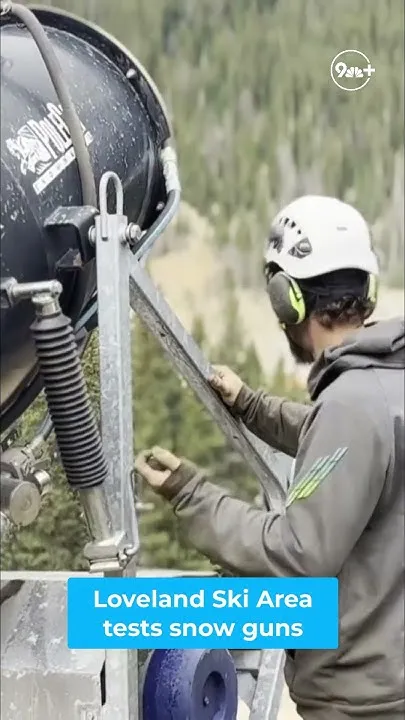Ski area tests snowguns ahead of snowmaking season (Video)