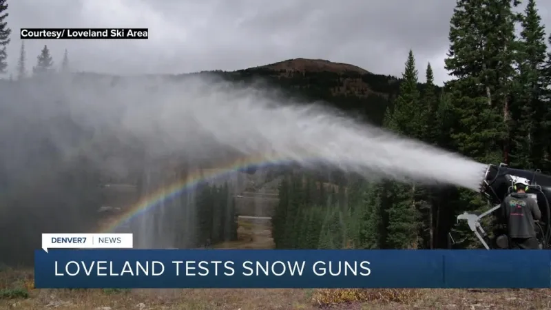 Loveland tests snow guns (Video)