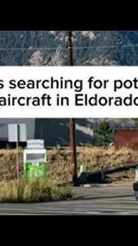 Crews searching for potential downed aircraft in Eldorado Springs (Video)