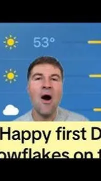 Happy first Denver snowflakes on the automated weather app day to all who celebrate (Video)