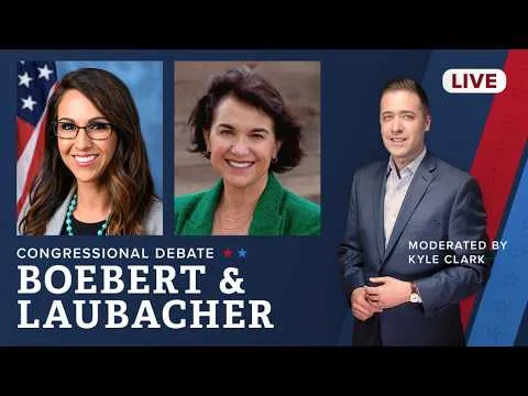 LIVE: The Boebert -- Laubacher 9News Debate | Colorado Debate 2026 (Video)