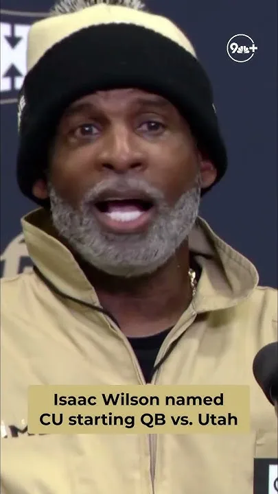 Deion Sanders says Isaac Wilson will be CU's QB vs. Utah Utes (Video)