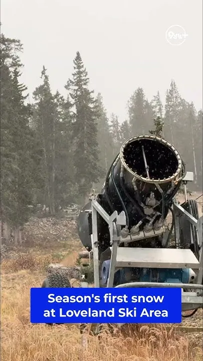 Snow is falling at Colorado ski area: First of the winter season (Video)