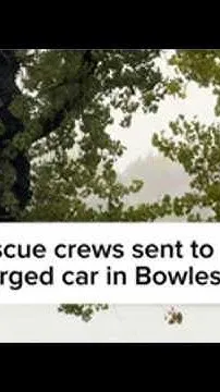 Water rescue crews sent to partially submerged vehicle in Bowles Lake (Video)