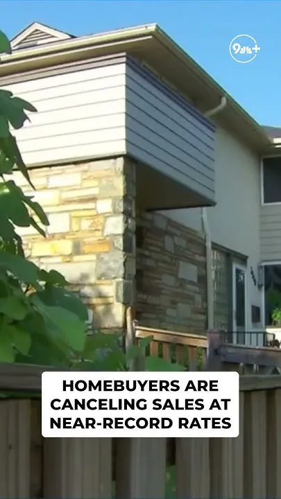 Homebuyers are backing out of deals at near-record rates (Video)