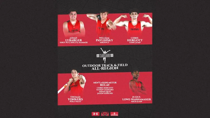 Eight Hawks Named to UTSFCCCA Men's Outdoor Track & Field All-Region