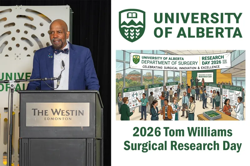 Professor Sir Cato T. Laurencin is Distinguished Visiting Professor and Grand Rounds Guest Speaker at University of Alberta Tom Williams Surgical Research Day