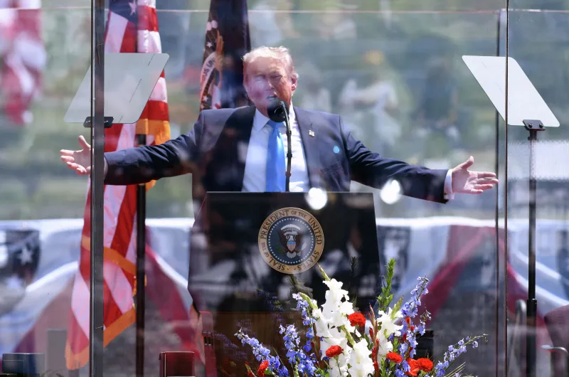 Five takeaways from Trump's visit to the Coast Guard graduation in New London