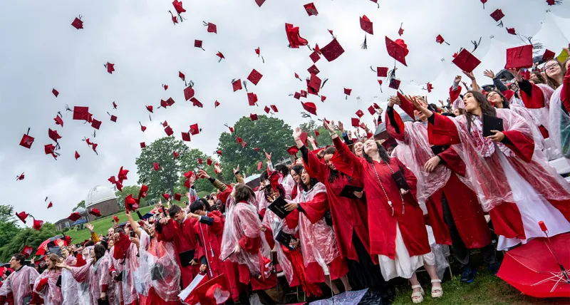 Wesleyan University's Class of 2026 graduates at 194th commencement ceremony