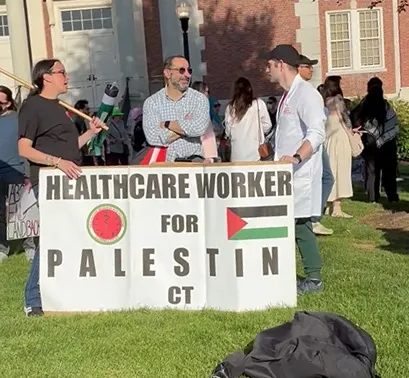 Nakba Day in West Hartford Center