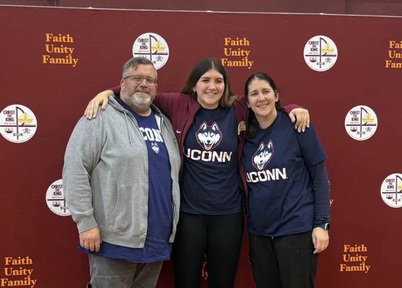 Olivia Vukosa's UConn journey begins this weekend. Why that's 'surreal' for her parents