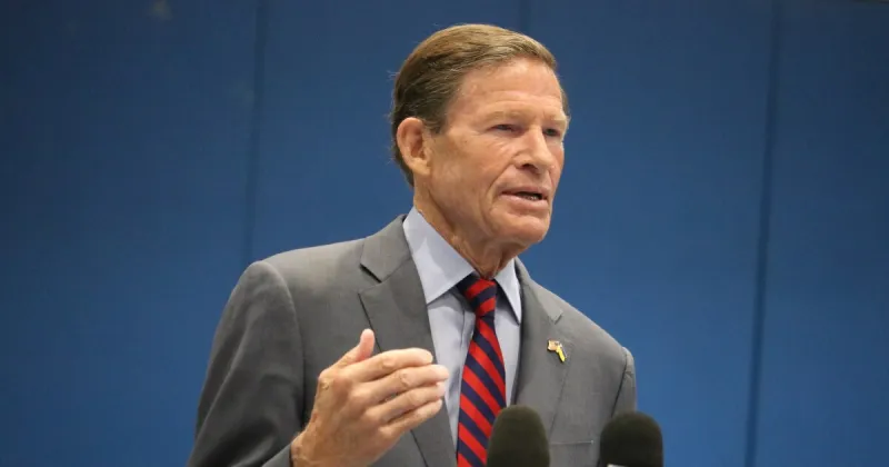 Back from another trip to Ukraine, Blumenthal pushes for Russian sanctions
