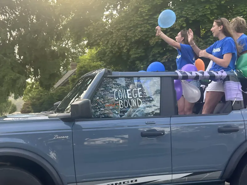 Lyme-Old Lyme High School Seniors Celebrate the End of One Road -- and the Start of Another
