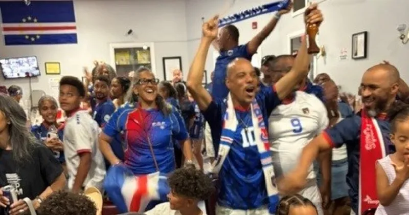 Local Cape Verdeans celebrate World Cup match