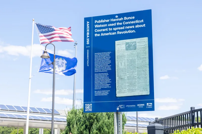 Series of Historical Markers Celebrate America's 250th Through a Connecticut Lens