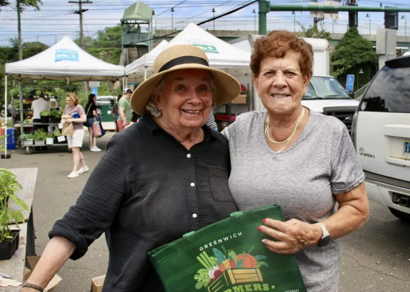 Decades Long Friendship Blossoms at Greenwich Farmers Market