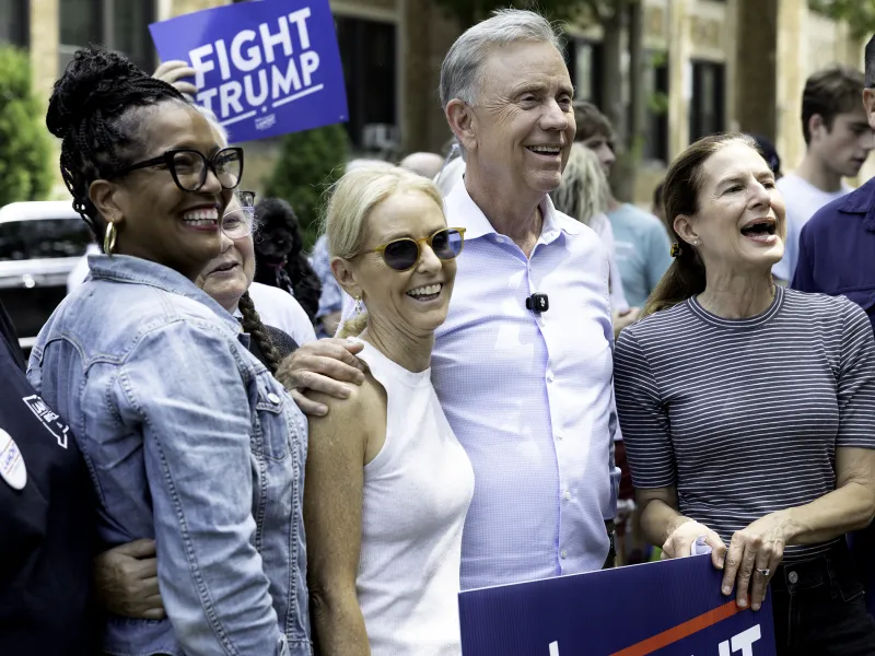Ned Lamont finds places to speak Sunday; less so for Josh Elliott