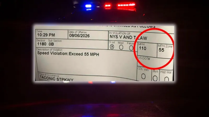 NYS Troopers Catch Drivers Going 110+ MPH on Taconic