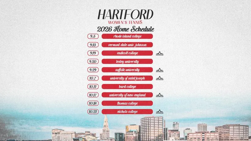 Hartford Women's Tennis Releases Fall Schedule