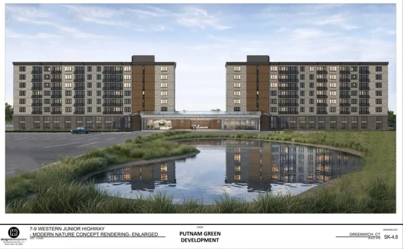 Six-Story Residential Development Submitted to Greenwich P&Z under CT's 8-30g Affordable Housing Statute