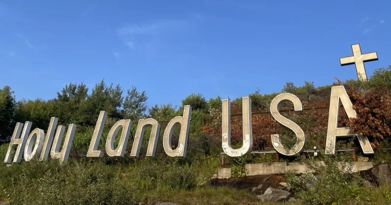 Former Christian theme park Holy Land USA returns with a 'Stations of the Cross' trail