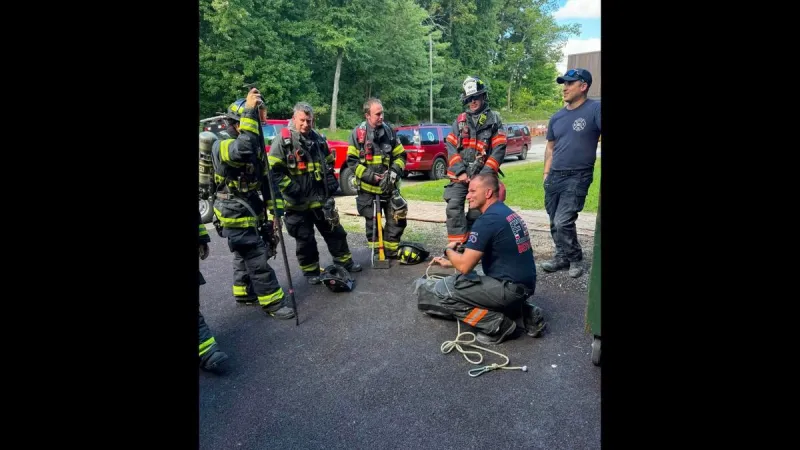 Danbury Firefighters Take on Realistic Warehouse Fire Training