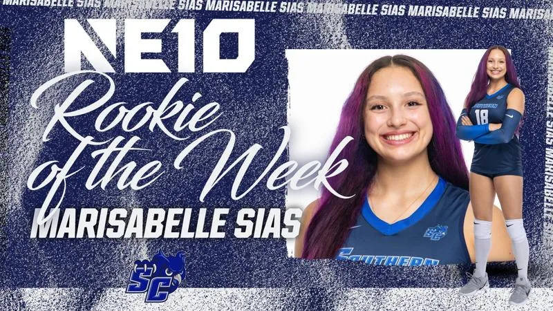 Marisabelle Sias Named NE10 Volleyball Rookie of the Week