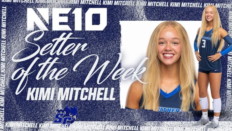Kimi Mitchell Named NE10 Volleyball Setter of the Week