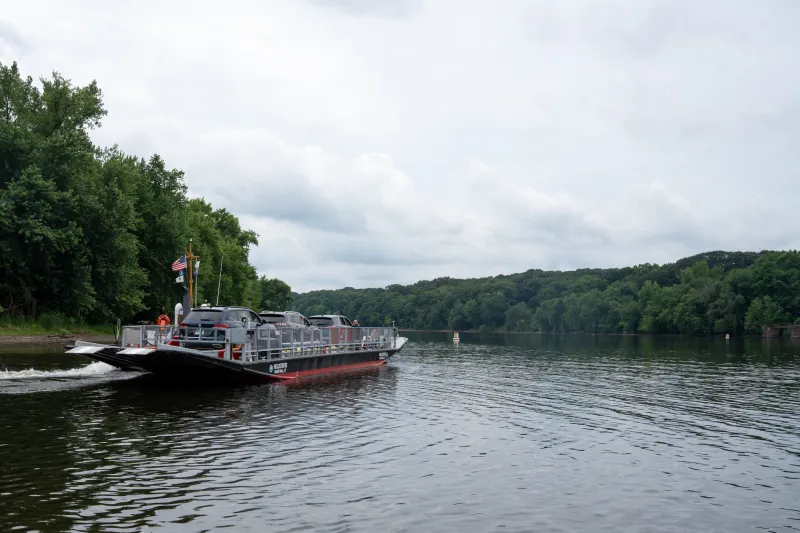 How many people ride CT's historic river ferries?