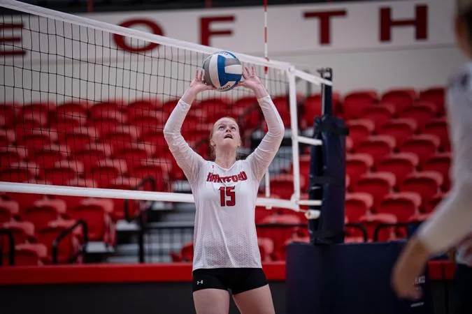 Hartford Volleyball Falls in Straight Sets to Eastern Connecticut State University