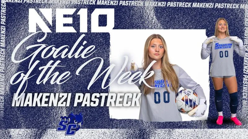 SCSU Women's Soccer's Makenzi Pastreck Named NE10 Goalkeeper of the Week