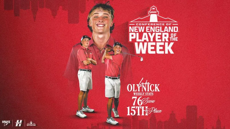 Men's Golf's Luke Olynick Named CNE Golfer of the Week