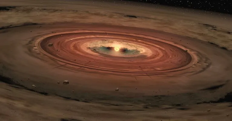 From the start, the solar system chose fire over ice to build its first bodies