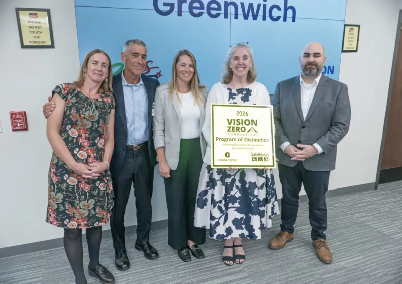 Old Greenwich School Recognized by State for Making Active Transportation Safer, More Accessible, Sustainable